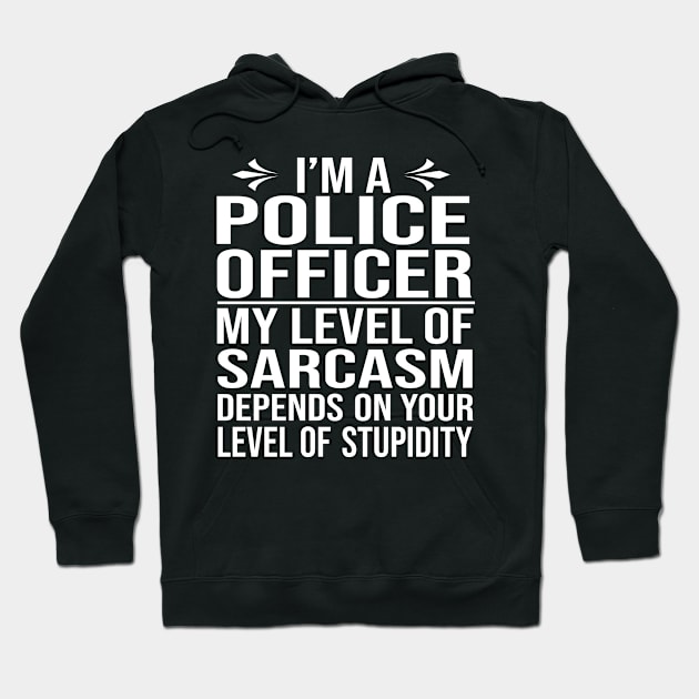 police officer saying funny police officer gift Hoodie by T-shirt verkaufen